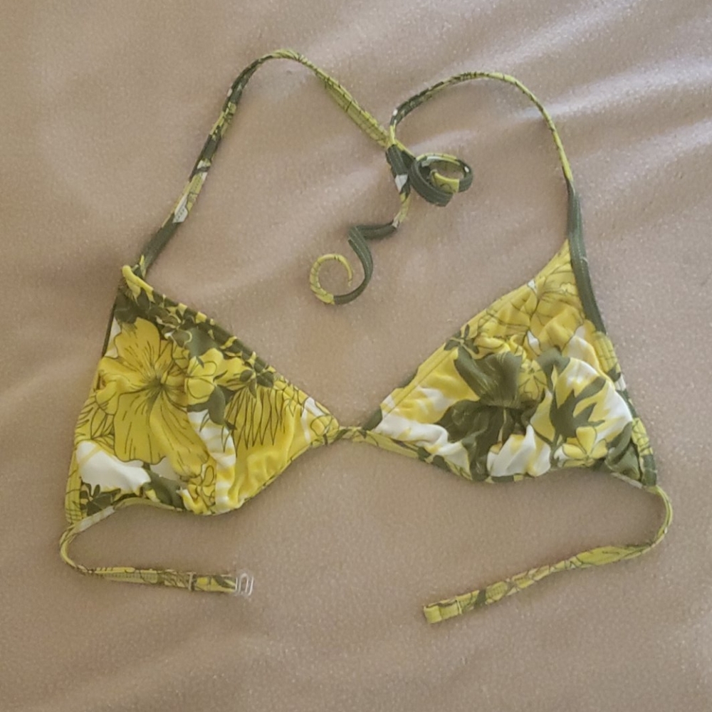 Green large bikini top